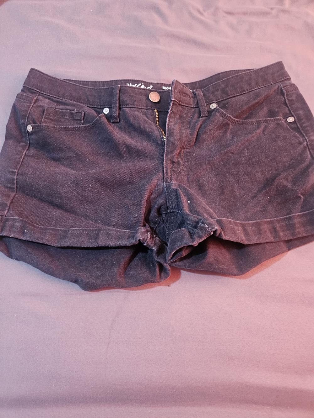 Mossimo Supply Co. Black Denim Cutoff Shorts
